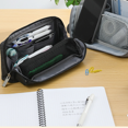 thumbnail image 5 of Estuche para pluma estilográfica gris, bolsa impermeable para exhibir portaplumas de lona Zhivalor  CPB-US-XD04-1, 5 of 5