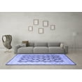 thumbnail image 3 of Ahgly Company Indoor Square Persian Blue Traditional Area Rugs, 6' Square, 3 of 4