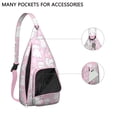 thumbnail image 3 of Pet Lover's Vintage Cat Sling Bag - Floral Cat Design Shoulder Backpack (Organized Multi-Pocket, Stylish & Functional), 3 of 4