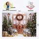 thumbnail image 5 of Fondo de vinilo de 2,1 x 1,5 m para Navidad, invierno, ventana, cortinas rojas, bosque nevado, fondo fotográfico navideño, 5 of 5