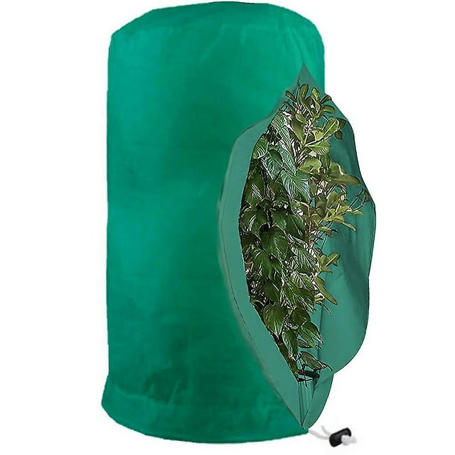 Sacs de Protection contre le Gel pour Plantes, Housse de Protection Réutilisable pour Plantes avec Cordon de Serrage, Sacs en Molleton de Jardin, Hiver