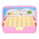 thumbnail image 1 of Small Animals Pet Cage Litter Box Toilet Tray Pan ABS Plastic for Rabbit Golden HamsterPink, 1 of 2