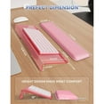 thumbnail image 6 of Computer Keyboard Wrist Rest Stand for Desktop, Keyboard Stand with Wrist Pad, Pink, 6 of 8