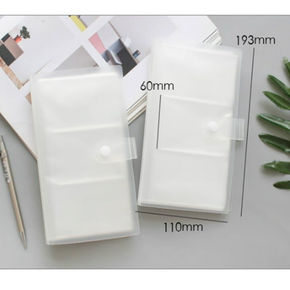 Zcyifa photo album 3 Books 120 Pockets Clear Photo Album Transparent Picture Album DIY Scrapbooking Organizer Plastic Cards Holder for Scenic Site Ticket