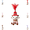 Double layered hat/Red#004, variant on Jeweled Goat Stuffed Animal Plush Toys With Hat, Carnival Style Stuffed Goat Plush Toy, Soft Polyester Kids Stuffed Animal, Plush Toys Decor for Children’s Holiday Presents-Double Layered Hat/Pink
