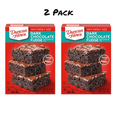 thumbnail image 2 of Duncan Hines Dark Chocolate Fudge Brownie Mix, 2 Pack, 18.2 Oz, 2 of 5