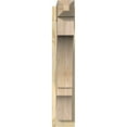 thumbnail image 2 of Ekena Millwork 6"W x 20"D x 32"H Balboa Rough Sawn Craftsman Outlooker, Douglas Fir, 2 of 4