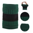 thumbnail image 3 of Unique Bargains Durable Perspiration Wicking Wrist Sweatbands 1 Pc Dark Green Black, 3 of 6