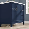 thumbnail image 3 of Valencia 36 inch wood left sink Freestanding vanity with countertop and sink, 3 of 9