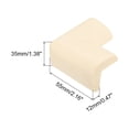 thumbnail image 2 of Corner Guards Edge Protectors, 4Pack Foam Safety Bumper L Shape, 55mm/2.16"(L) , Beige, 2 of 5