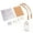 9.8X4.3X14.1 inches, variant on Clear PVC DIY Tote Bag Handbag Making Kit, 5 Sizes Handmade Gift Bags Craft Accessories Tool Set Birthday Holiday DIY PVC Bag for Kids