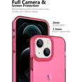 thumbnail image 4 of Designed for iPhone 14 Case and iPhone 13 Case, 6.6ft Drop Protection, Full Body Screen Camera Protective Phone Case,Hot Pink, 4 of 10