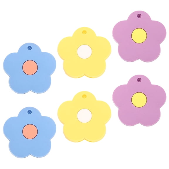 NUOLUX Silicone Cat Claw Keychain Accessories Assorted Color Flower Decorative Protection