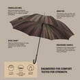 thumbnail image 6 of Knirps T.760 Automatic Long Stick Rain Umbrella in Dusk Fire – Lightweight Cane Umbrella, 4in1 Canopy, Fiberglass Ribs & Steel Shaft, OEKO-TEX Fabric, Lacquered Round Handle, Wind-Tunnel Tested, 6 of 8
