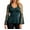 Green, variant on Elara Women's 2026 Spring Summer Velvet Lace Boho Party Blouse Fashion Elegant Long Sleeve Paisley Print Shirt for Women