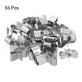 thumbnail image 3 of Uxcell 55Pcs Trailer Wiring Clips, 0.9" Length Solar Panel Wire Clips Stainless Steel Double Wire Trailer Wire Clips, 3 of 6