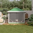 thumbnail image 6 of 13x13 FT Pop-Up Gazebo with Mosquito Netting and UV-Resistant Outdoor,Canopy Tent with Mosquito Netting,Outdoor Patio,Olive Green + Gray, 6 of 6