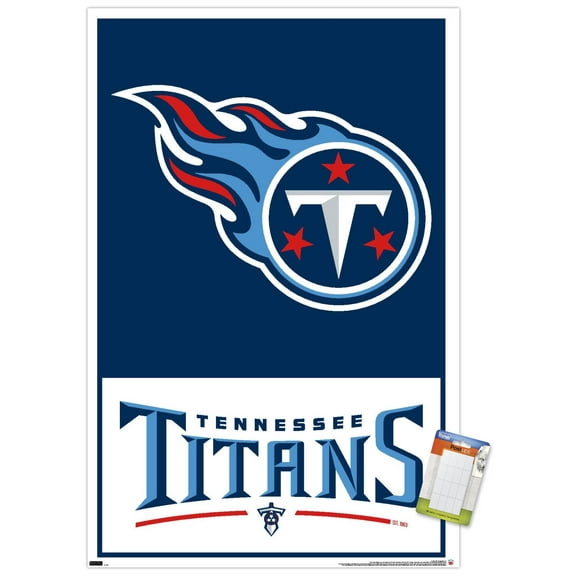 NFL Tennessee Titans - Logo 21 Wall Poster, 14.725" x 22.375"