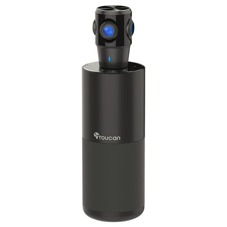 Toucan SC360 Video Conference System 360 with Auto Voice Tracking, Black, TCSC360KU