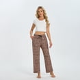 thumbnail image 6 of U2SKIIN Women's Leopard Print Pajama Pants, Soft Stretchy Pajamas Bottoms with Pockets for Lounging, 6 of 7