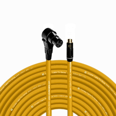 Coluber Cable Right Angle XLR Female - RCA Female 3-Pin Microphone Connector