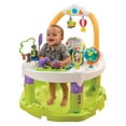 ExerSaucer World Explorer Triple Fun+ Bouncy Center for Baby, Toddler