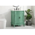 thumbnail image 3 of Elegant Lighting Vf10127 Danville 27" Free Standing Single Basin Vanity Set - Off White, 3 of 7
