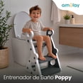 thumbnail image 2 of Amulay Entrenador Infantil de Baño Poppy 3 en 1 - Gris, 2 of 4