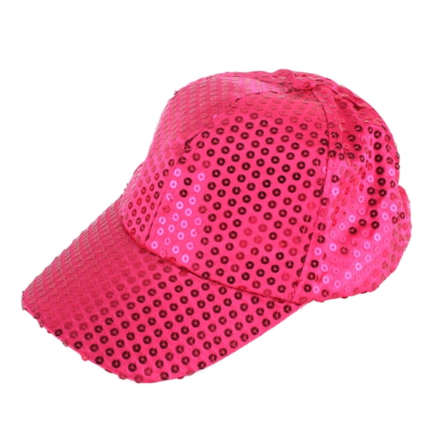 Gorra unisex de color sólido, versátil, con protección solar y parasol, de malla, deportiva, con lentejuelas, ajustable, de béisbol, de algodón.