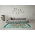 thumbnail image 3 of Ahgly Company Indoor Rectangle Animal Light Blue Traditional Area Rugs, 3' x 5', 3 of 4