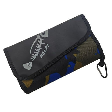 Fishing Tackle Bag Baits Wallet Lures Storage Bag Waterproof Fishing Baits Bag