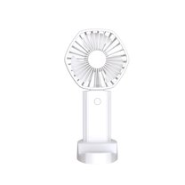 ChicYu Study Desk Fan with Foldable Hook USB Rechargeable Airflow Cooler,Double Mode Hanging Standing Fan for Dorm Bed Office Cubicle White