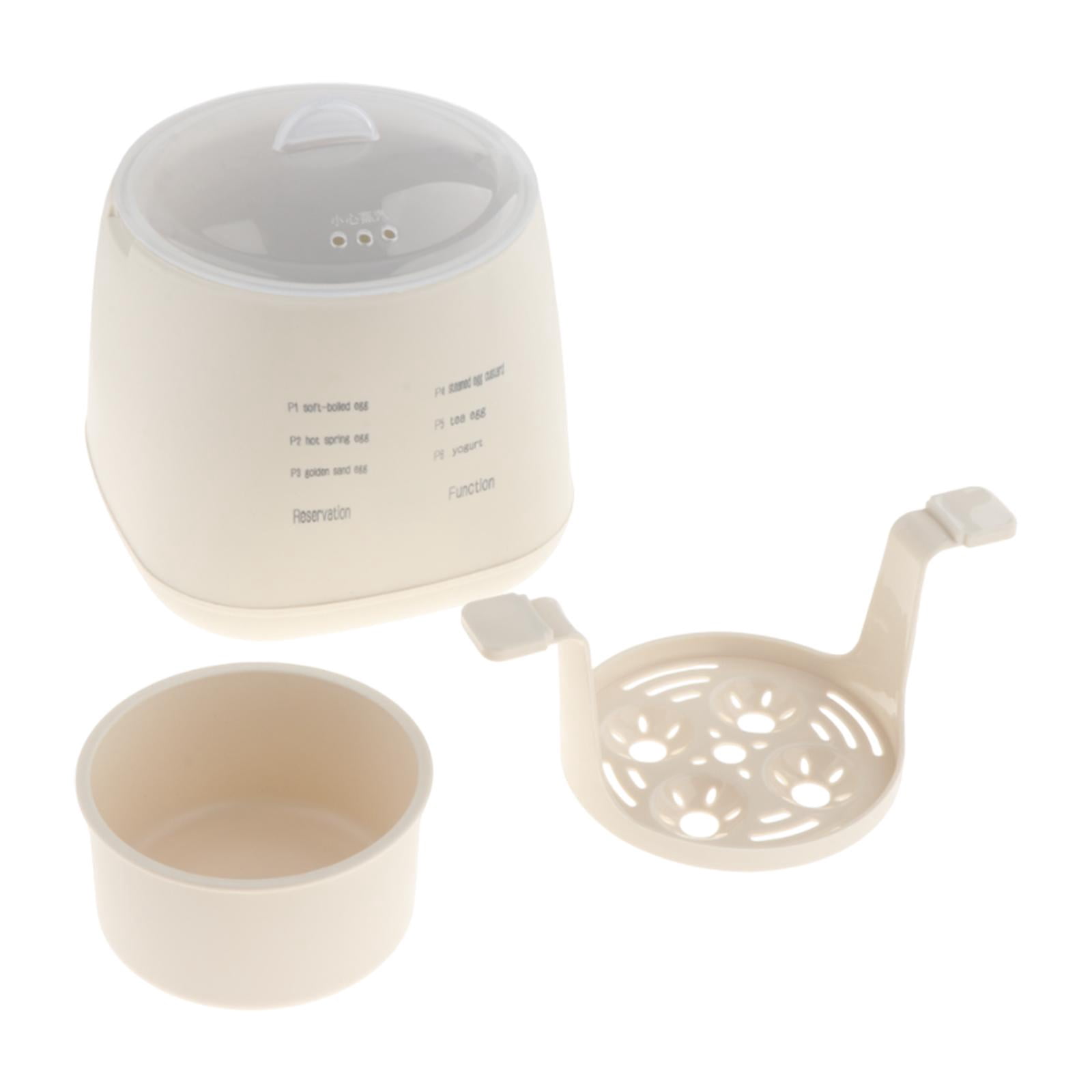 Baoblaze Electric Egg Cooker Cooking Appliance Steamed Egg for Hotel Office Breakfast rack with pp bowl