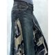 thumbnail image 3 of Faldas midi de cintura alta para mujer, nueva moda, faldas plisadas de retazos, faldas vaqueras sueltas, faldas elegantes vintage de corte A lisas, 3 of 4