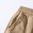thumbnail image 4 of Gibobby Mens Shorts Elastic Shorts For Men Big And Tall 1Pack Men's Athletic Gym Shorts Basketball Hiking Pants Elastic Waistband with Zipper Pocket(XXXL,Khaki), 4 of 9
