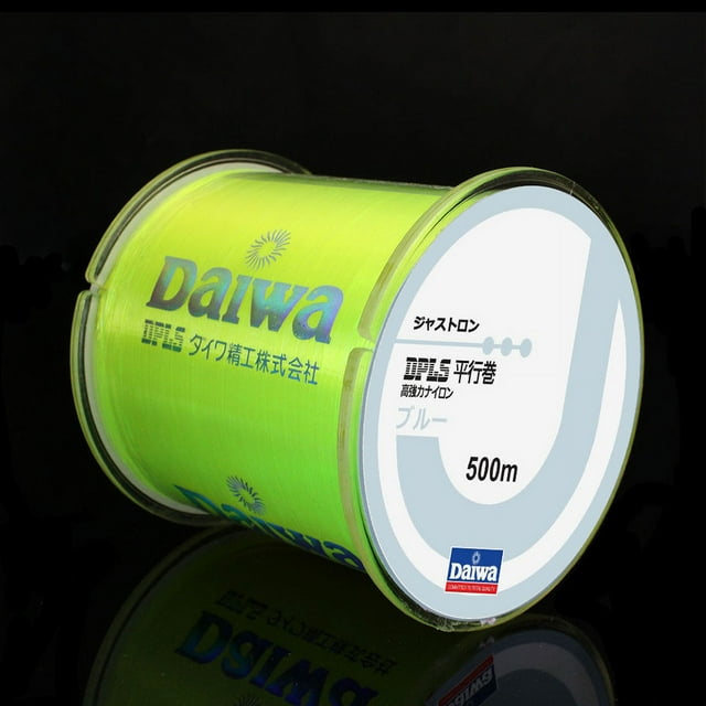 500m Super Strong Fishing Line Japan Monofilament Nylon Fishing Line 2-35LB Yellow 0.8