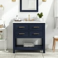 thumbnail image 4 of Avanity BROOKS-VS37-WT-E Brooks 36" Free Standing Single Basin Vanity Set - White, 4 of 7