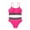 Pink, variant on Efsteb 2 Piece Bikini Set for Women Suspender Leopard Print Split Suspender High Waisted Split Swimsuit Set (Pink,S)
