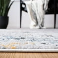 thumbnail image 4 of SAFAVIEH Porcello Glanville Abstract Runner Rug, Grey/Black, 2'2" x 9', 4 of 7