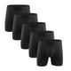 thumbnail image 1 of Calzoncillos tipo bóxer para hombre, de algodón, de talla grande, extralargos, deportivos, de Color sólido Pompotops qyievc4331, 1 of 7
