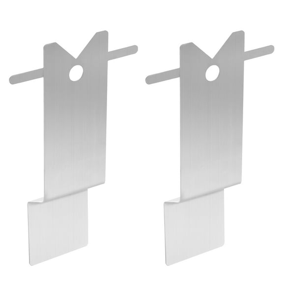 LINFANG 2Pcs Stainless Steel Slow Cooker Lid Holder for Cooking Space Saving Versatile Crock Pot Lid Stand for Kitchen