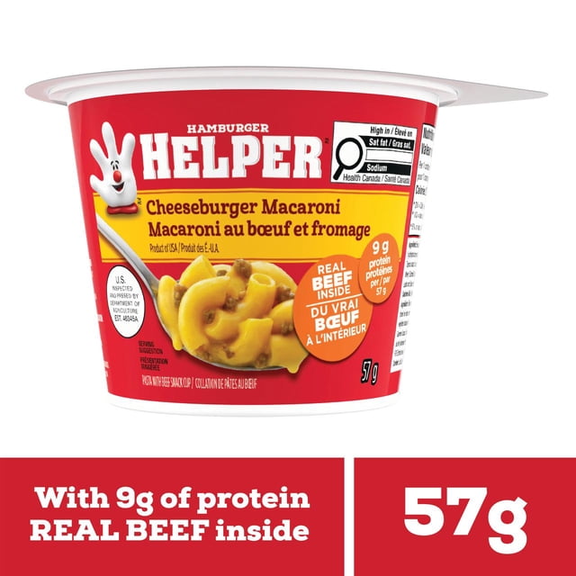 Hamburger Helper Microwave Cup - Cheeseburger Macaroni
