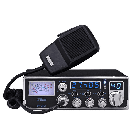 - Galaxy DX-939F CB Radio w/Illuminated Backlit Faceplate & Frequency Counter AM