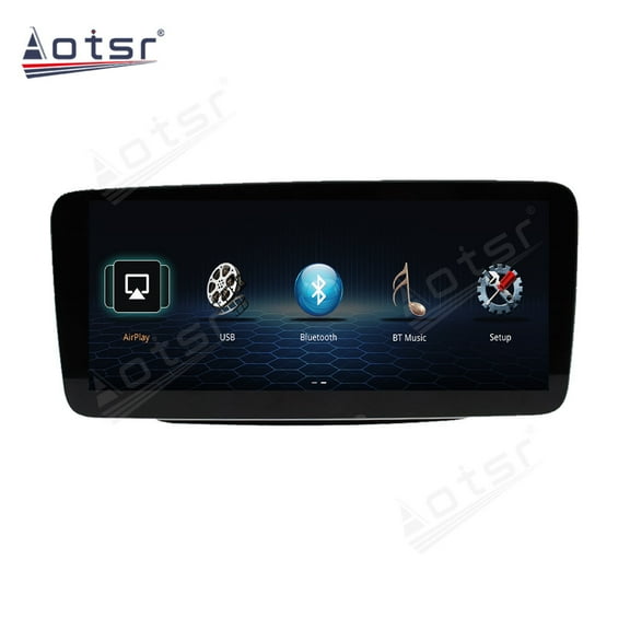 Aotsr Ultra Narrow 10.25 inch 1920 * 720 Car Radio for Benz A B CLA GLA 2013-2015 Linux CarPlay Multimedia Screen Audio Stereo Upgrade Touch Screen Bluetooth Head Unit