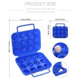 thumbnail image 4 of Porta huevos Portador portátil para acampar para 12 huevos Caja con asa de transporte Caja de almacenamiento de huevos Contenedor Bandeja para huevos Contenedores Organizador de huevos, 4 of 8