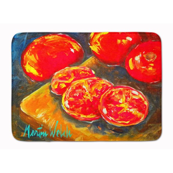 Vegetables - Tomatoes Slice It Up Machine Washable Memory Foam Mat