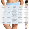 thumbnail image 2 of Zpzdpjkx Women's Plus Size Solid Bermuda Shorts with Pockets High Waist Stretch Knee‑Length Casual Yoga Hiking Shorts, 2 of 10