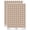 Brown, variant on Kiwi Fruit Drawing 200+ Round Stickers - White - Matte Finish - 0.50" Size