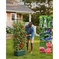 thumbnail image 5 of 51" Self Watering Planter Box with Trellis, Tomato Cage with Water Level Indicator, Indoor Outdoor Raised Garden Bed, 5 of 10