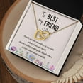 thumbnail image 3 of To My Best Friend Thank you Inseparable Necklace, 3 of 20